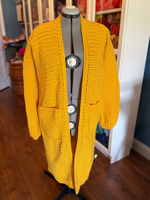 Duster Cardigan – Handmade Crochet Long Sweater