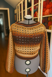 Harvest Haze Crochet Pullover