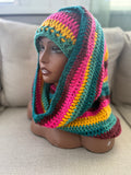 Charming Hooded Cowl and Hat Set