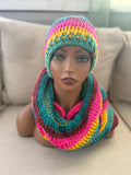 Charming Hooded Cowl and Hat Set
