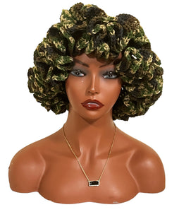 Camo ruffle hat