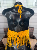 Fringed Halter Top