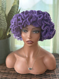 Purple Love Ruffle Hat