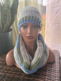 Soft Stripes Scarf Set