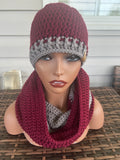 Hooded cowl and hat