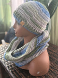 Soft Stripes Scarf Set