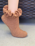 Crochet Ruffle socks