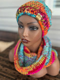 Prism bliss Hat and Cowl Set