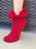 Crochet Ruffle socks