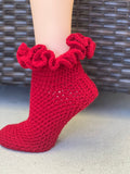 Crochet Ruffle socks