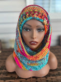 Prism bliss Hat and Cowl Set