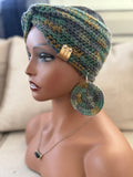 Headband/ear warmer and earring set