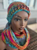 Prism bliss Hat and Cowl Set