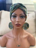 Headband/ear warmer and earring set