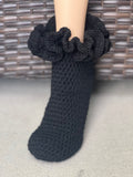 Crochet Ruffle socks