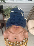 Navy bling hat