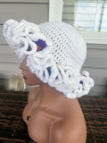 Blossom ruffle hat