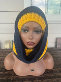 Midnight sun hat and cowl set