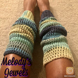 Footless knee socks/leg warmers (long)