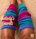 Footless knee socks/leg warmers (long)