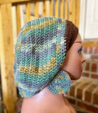 Slouch beanie and earrings set