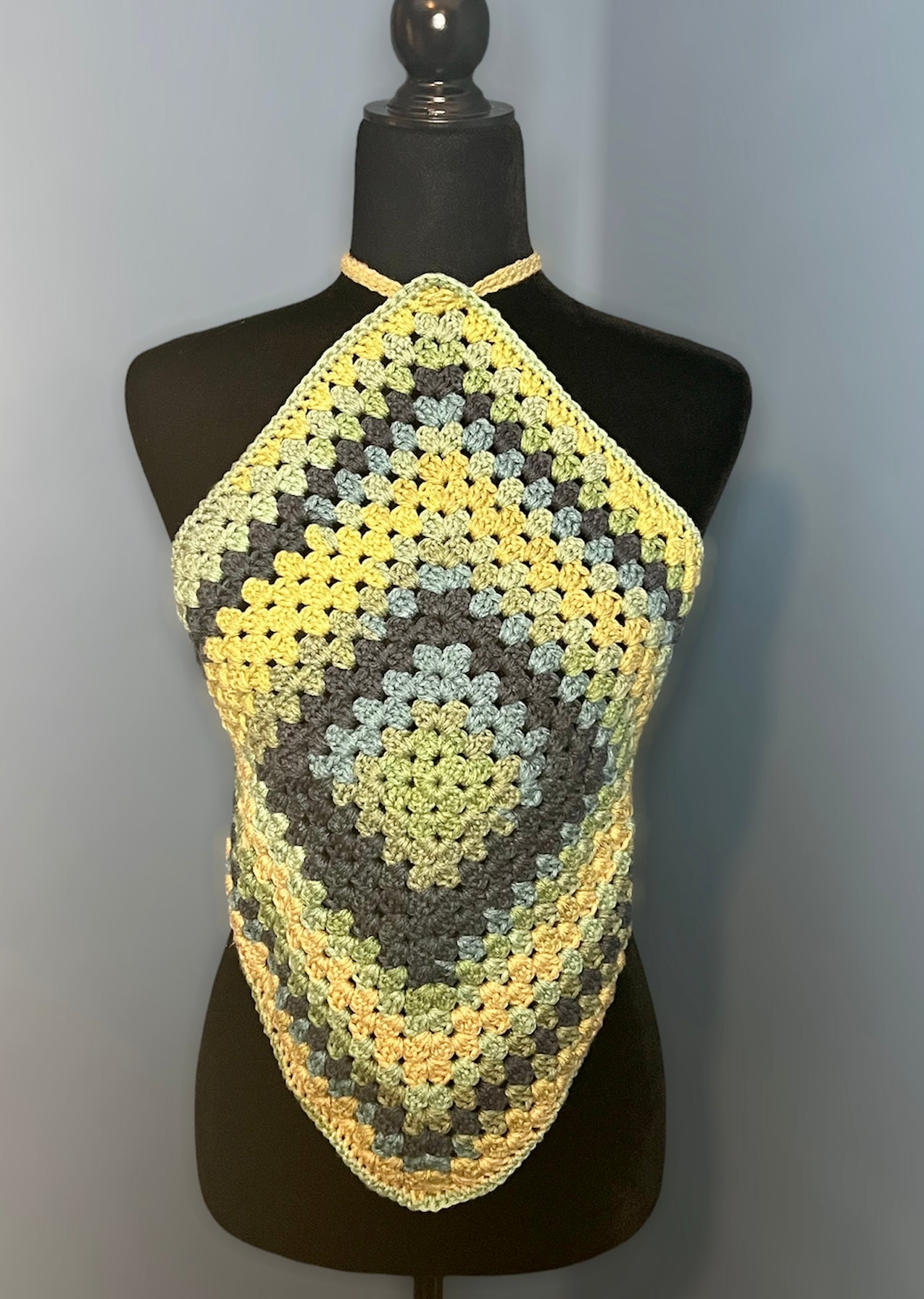 granny square halter top