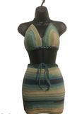 Crop top and skirt