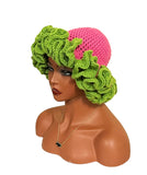 Crocheted Ruffle hat