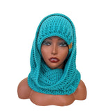 Hooded cowl and hat